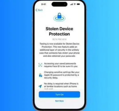 汉寿苹果授权维修店分享被盗设备保护功能开启方法 