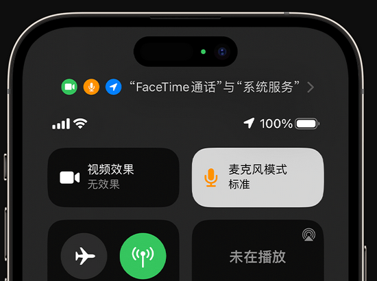 汉寿苹果授权维修网点分享iPhone在通话时让你的声音更清晰 