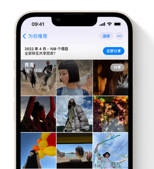 汉寿苹果维修网点分享在 iPhone 上使用共享图库 