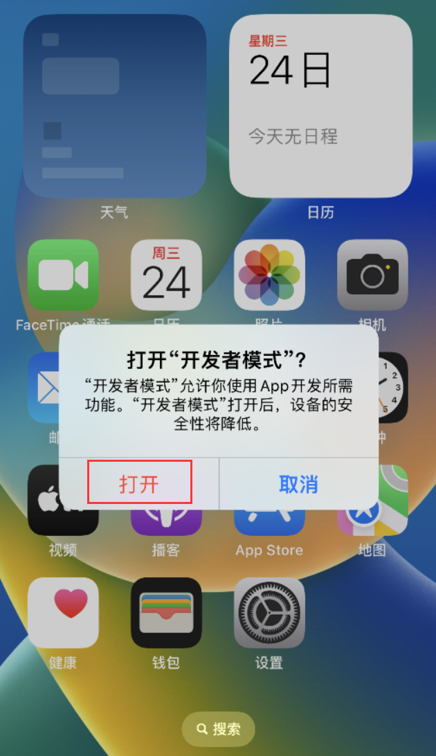 汉寿苹果手机维修分享如何打开开发者模式 