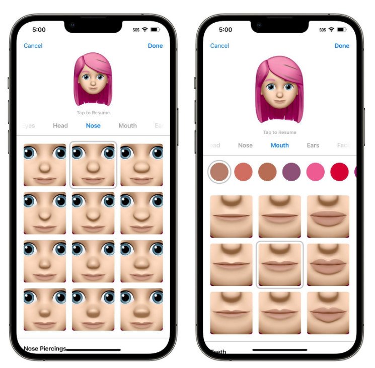汉寿苹果手机维修分享​iOS 16中的拟我表情有了哪些变化和升级 