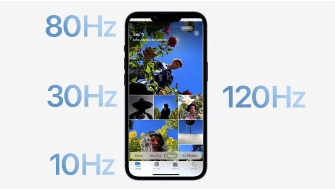 汉寿苹果14维修分享iPhone 14有高刷吗 