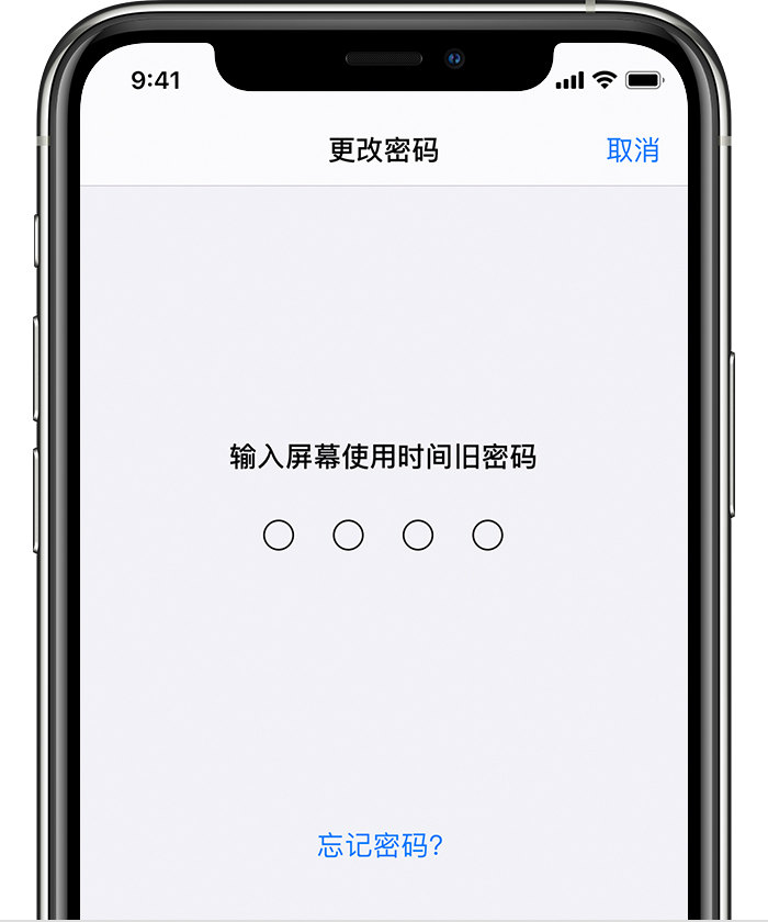 汉寿苹果手机维修分享iOS 14 忘记屏幕使用时间密码怎么办 